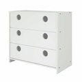 Facelift First PD-780B-TW 3 Drawer Chest In White FA917490